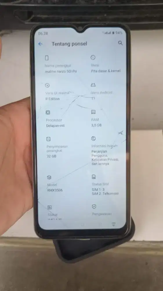 Jual hp Realme narzo 50i prime