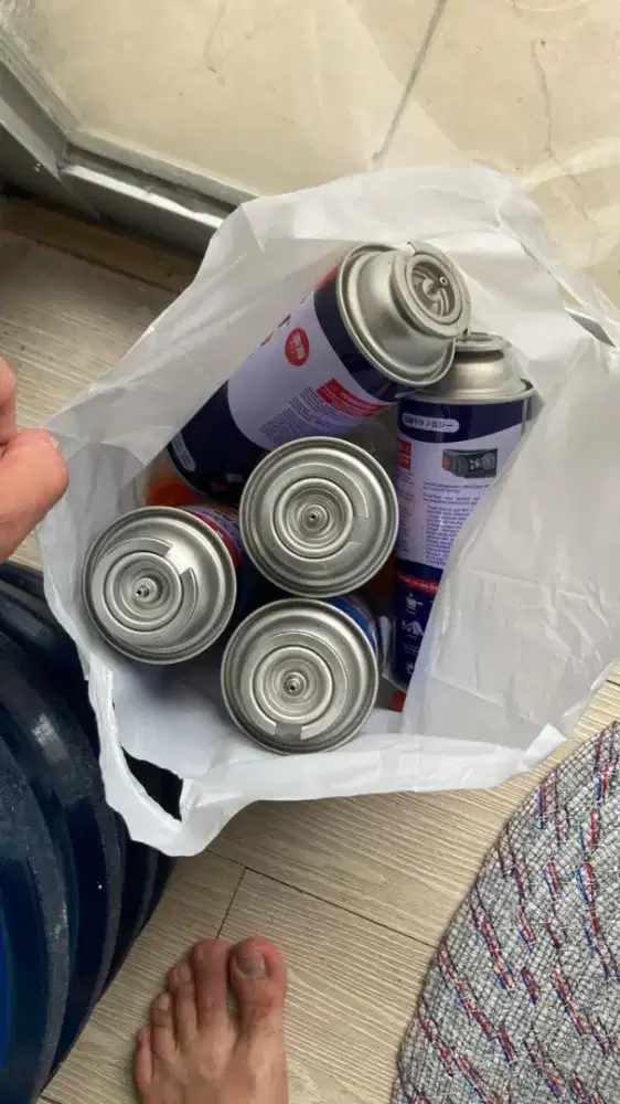 Isi ulang kaleng gas Refill HICOOK Tokai kompor portabel masak surabay