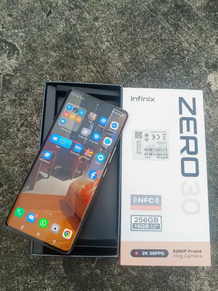 Infinix zero 30 8/256 fullset mesin segel