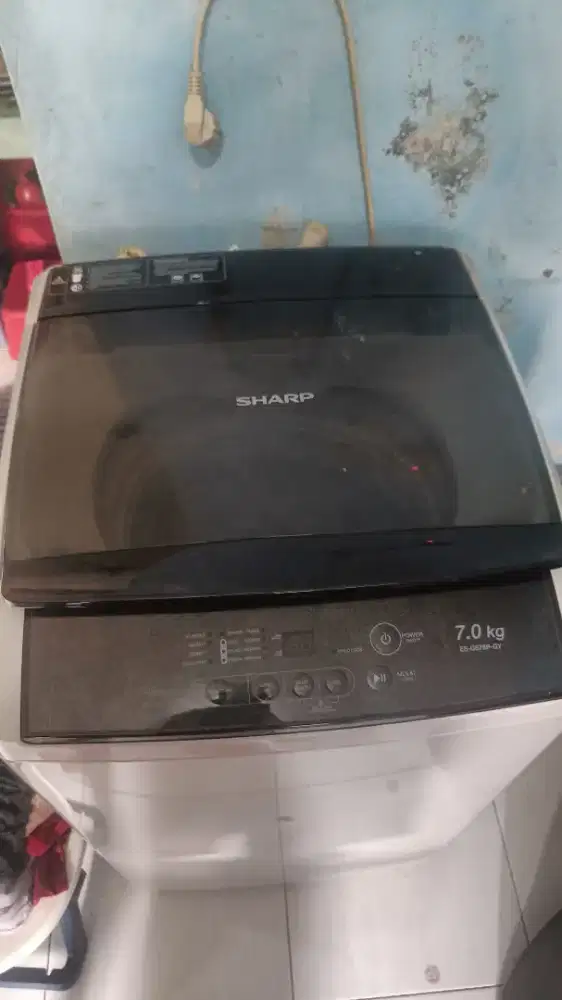 Dijual Mesin Cuci Sharp ESG 7Kg Mulus 99%