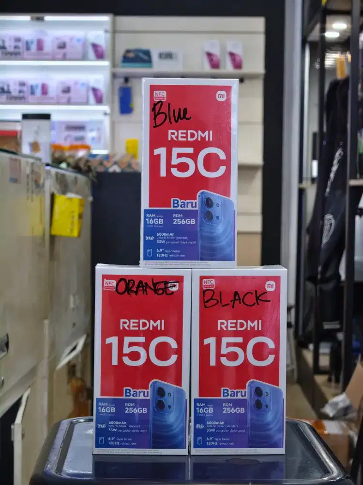 Redmi 15C 8+8/256GB (New) *Bisa Cod, Fastrespon Wa