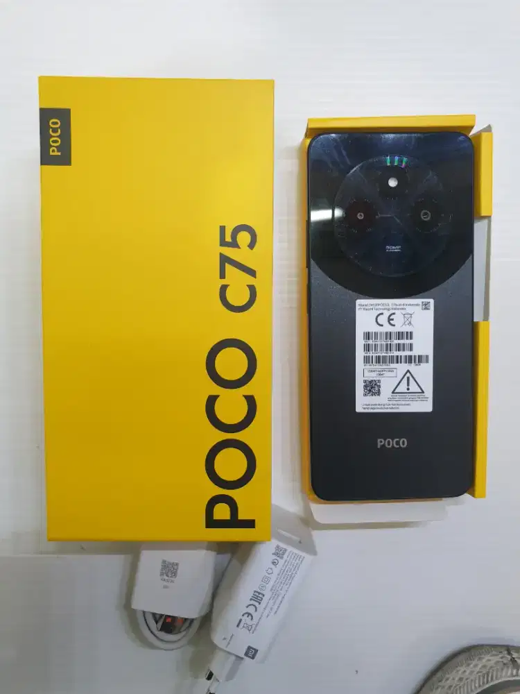 Poco c75 6/128gb fullset garansi panjang
