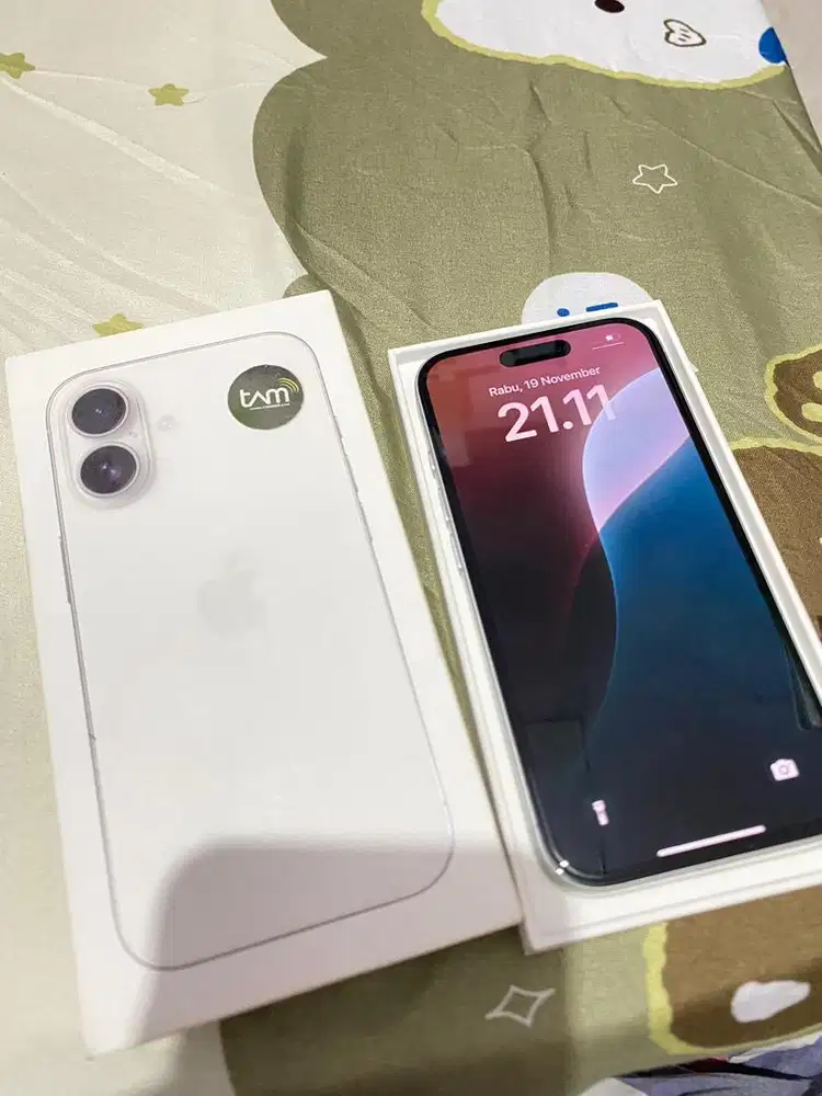 IPHONE 16 128 gb Ibox white Garansi On