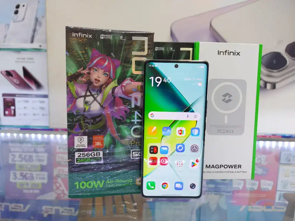 INFINIX NOTE 40 PRO PLUS 5G 12+12/256GB 1 BULAN PAKAI
