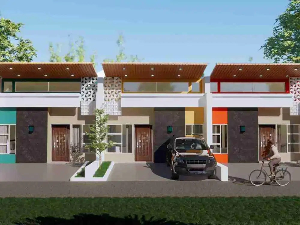 Rumah cluster Siap huni di Cipayung Jakarta Timur KPR strategis pinggir jalan mabes Cilangkap 5 menit ke pintu tol JORR dan LRT Cipayung Jakarta