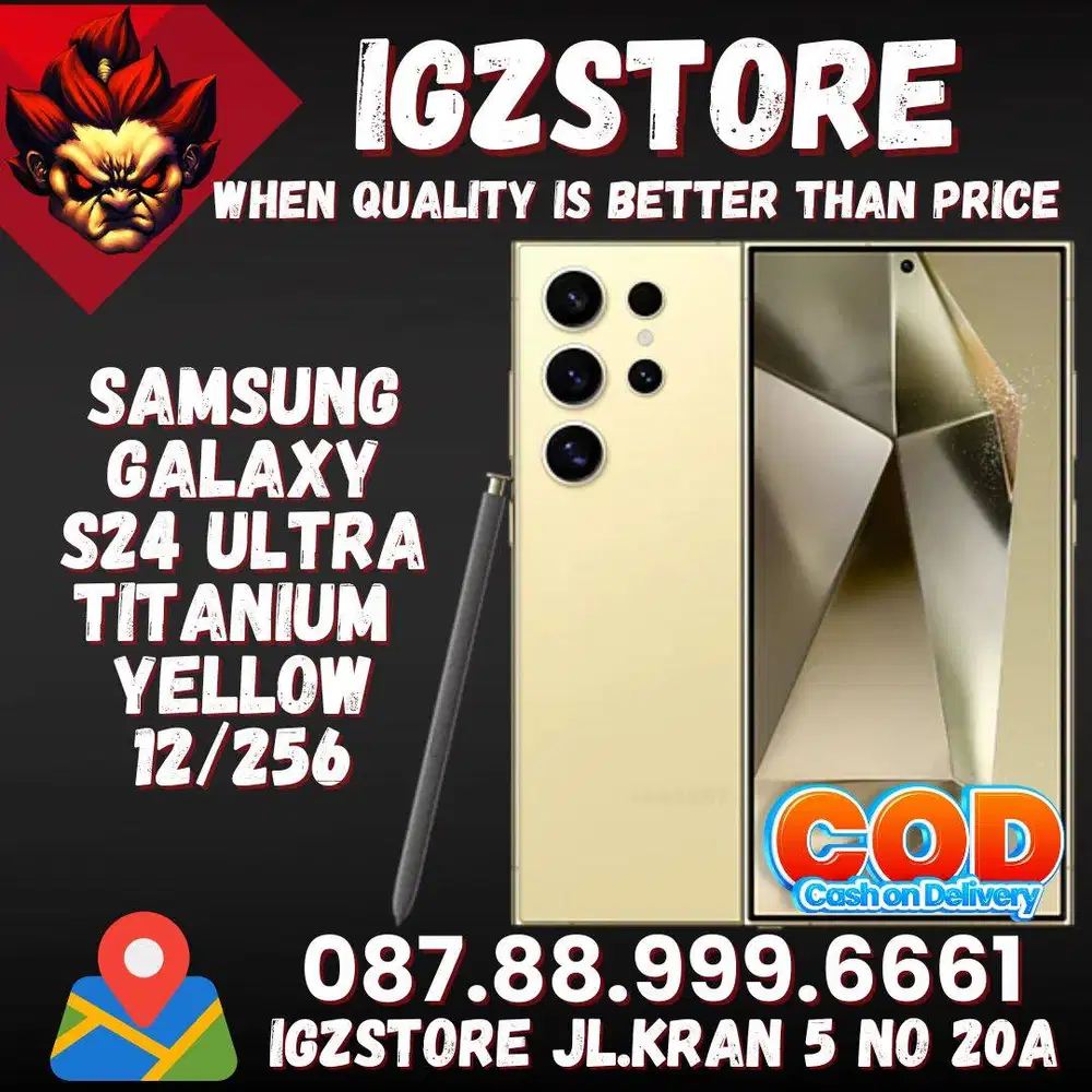 Samsung S24 Ultra 12/256 SUPER MULUS SEIN FULLSET no minus