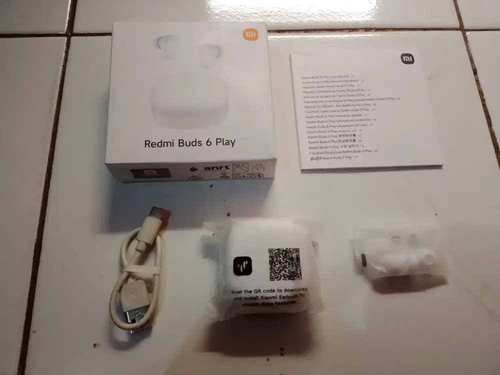 Headset Bluetooth Tipe C
 Redmi Buds 6 Play 
Second