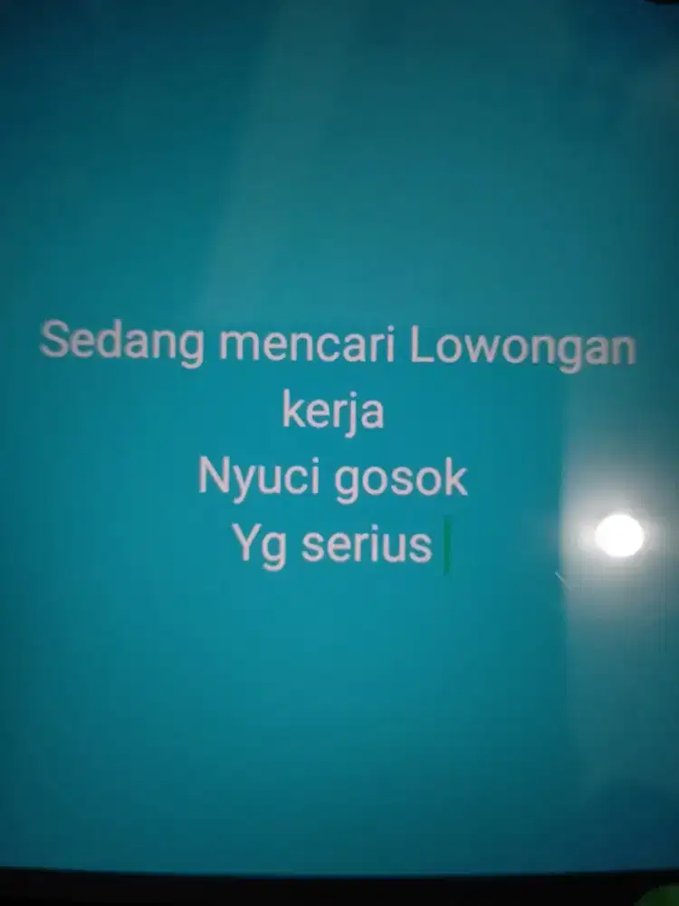 Sedang mencari pekerjaan khusus nyuci dan gosok