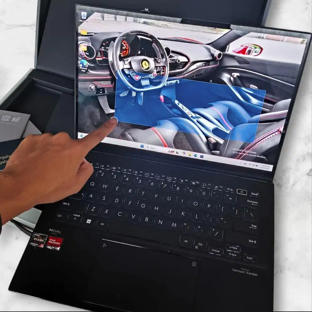 ASUS ZENBOOK 14 OLED Ryzen 5 Ram 8/512gb Ssd Layar Toucscreen COD