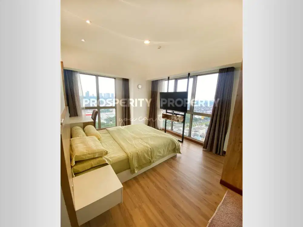 Apartemen Full Furnished 2 Bedroom MidTown Signature Siap Huni Tinggal Bawa Koper di Gading Serpong Memiliki Akses Khusus Ke Mall Summarecon