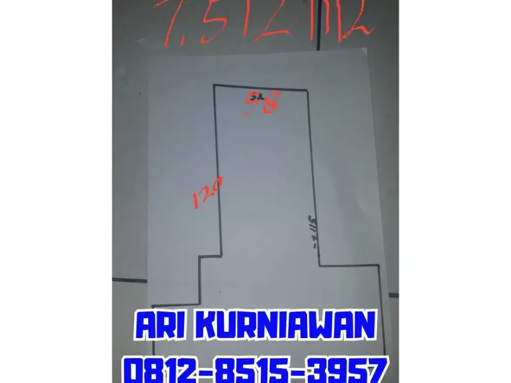 kavling komersial sudah shm di cikupa 7512m hanya 40Man paling strategis