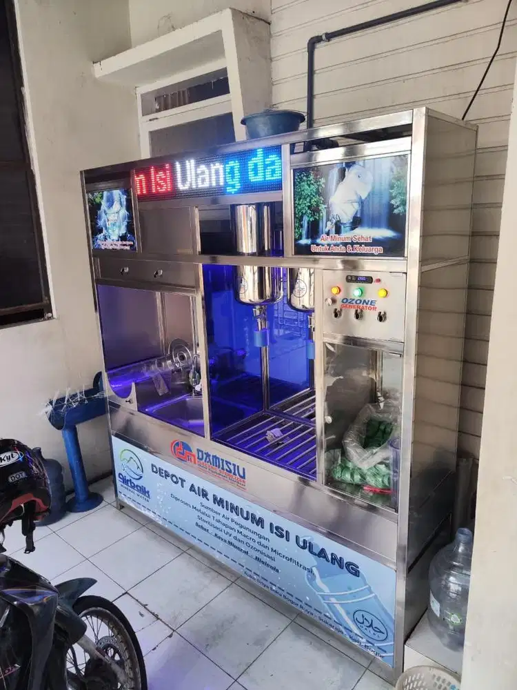 Mesin depot air mineral isi ulang