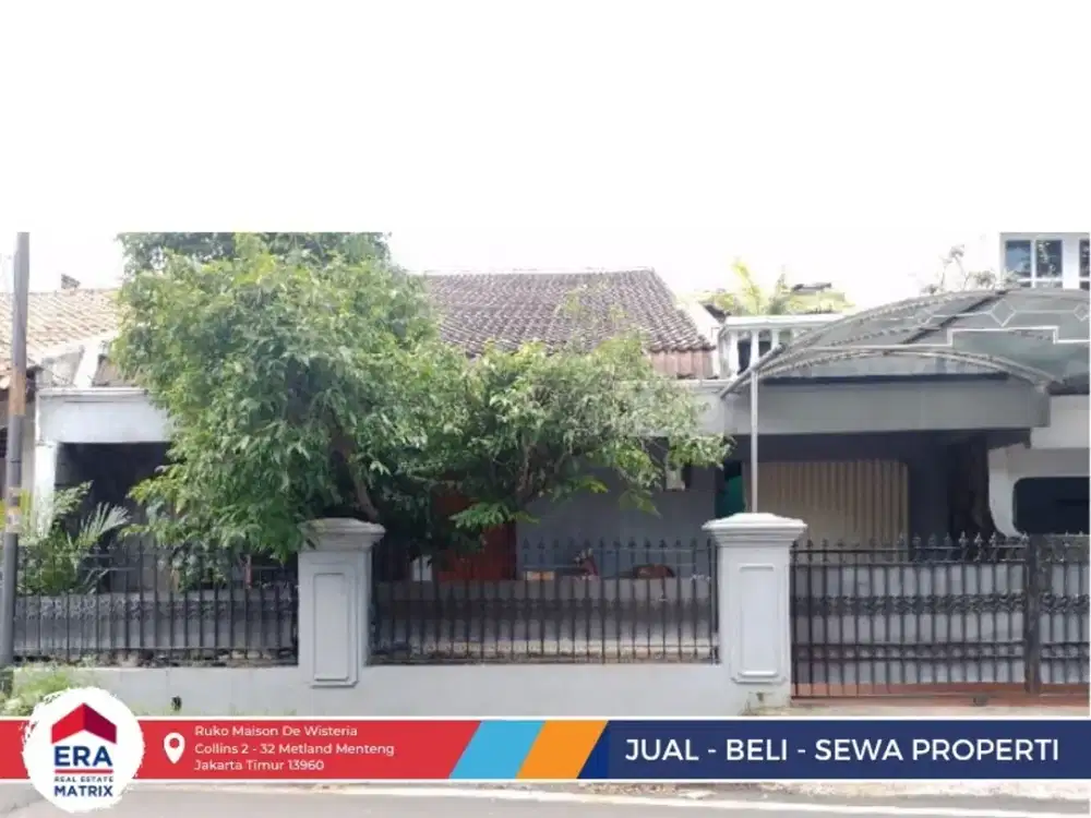 Jual Cepat Rumah dengan luas tanah 156m2 Strategis di Pondok Kelapa Jakarta Timur