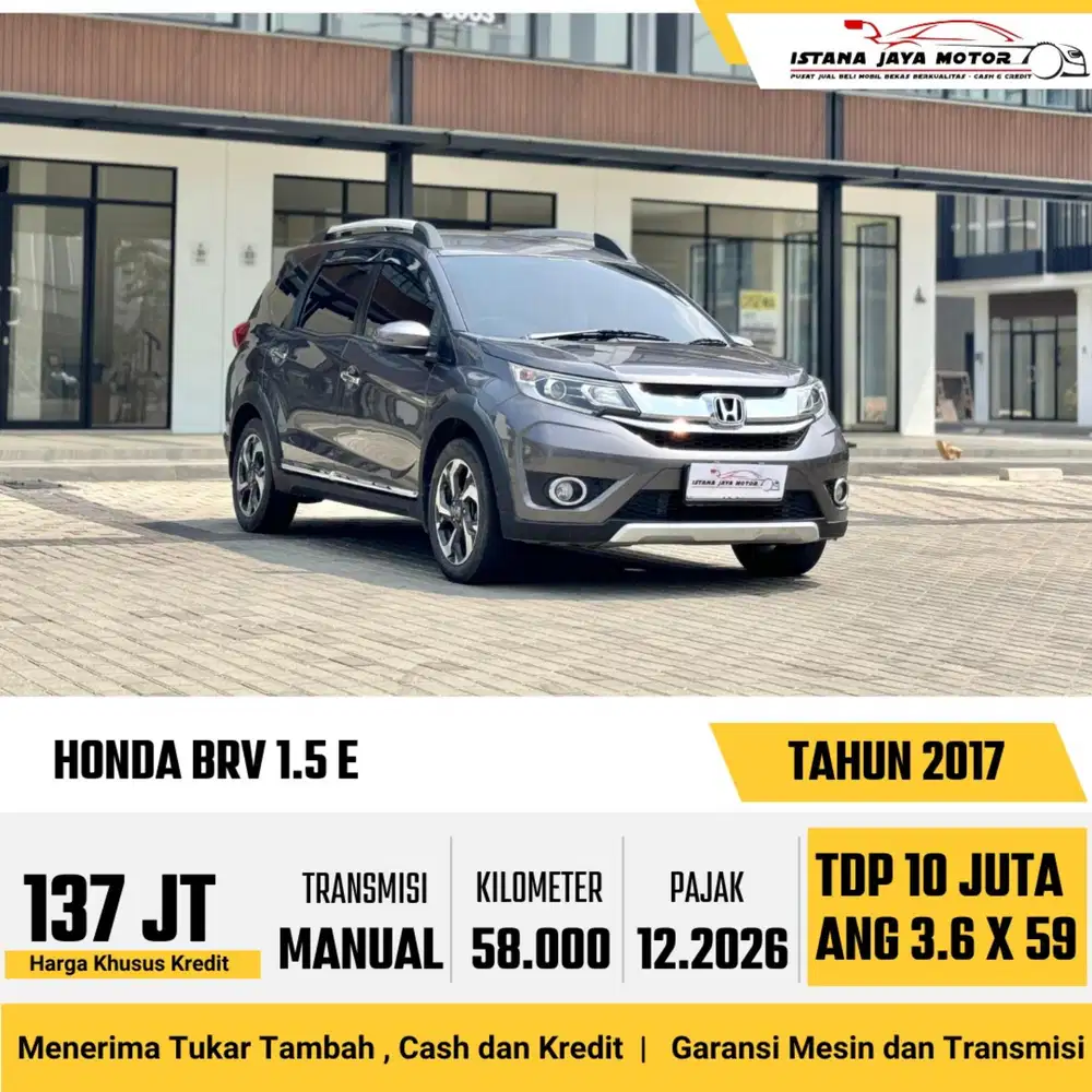 Honda BRV E Manual th 2017 #istana jaya motor
