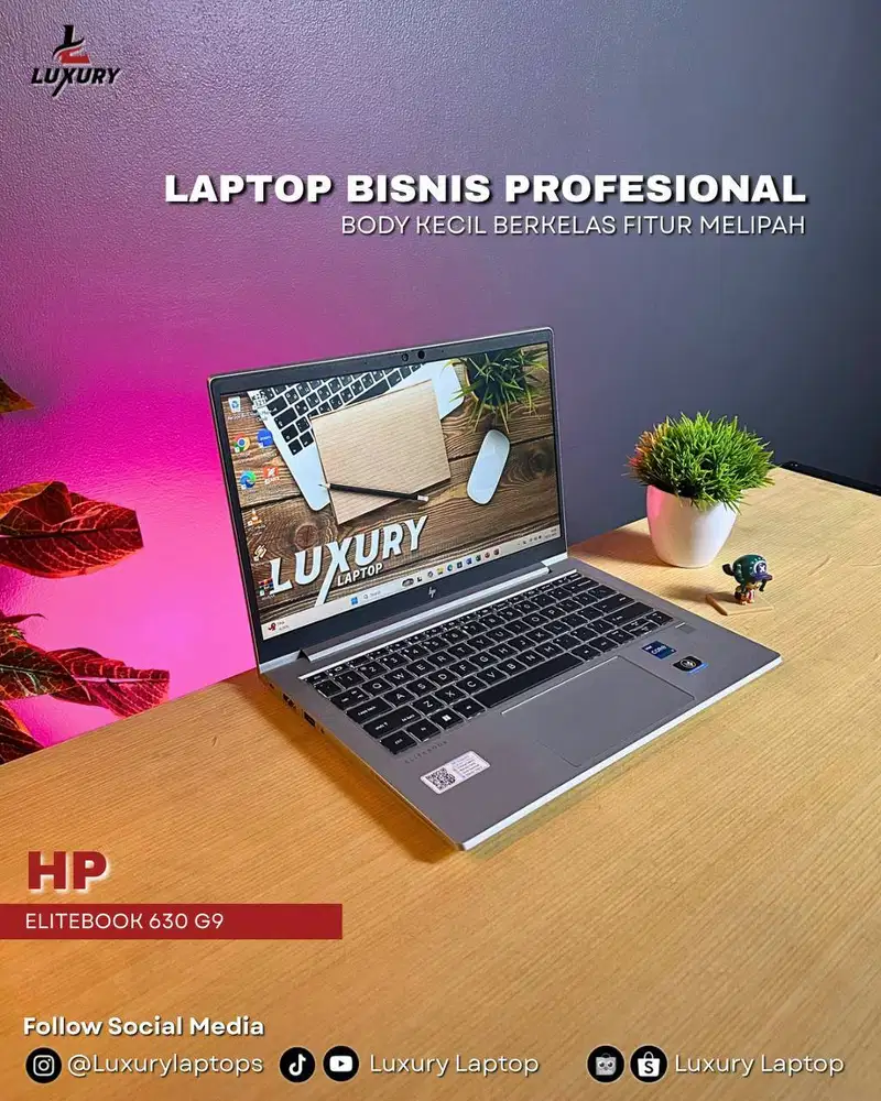 LAPTOP HP ELITEBOOK 630 G9 SLIM 12TH GEN CORE I7 SSD 1TB RAM MURAH BU