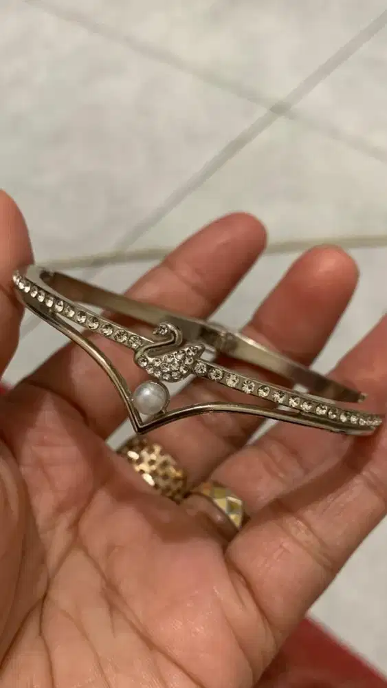 Gelang titanium merak