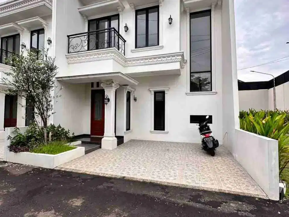 Rumah Baru 2,5 Lantai Di Pondok Gede siap Huni, Mewah (094) dekat Tol & LRT di Kota Bekasi