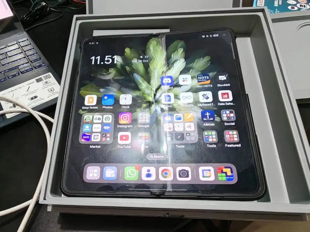 hp lipat MURAH OPPO Find N3 fold 512gb ex garansi resmi, all normal le