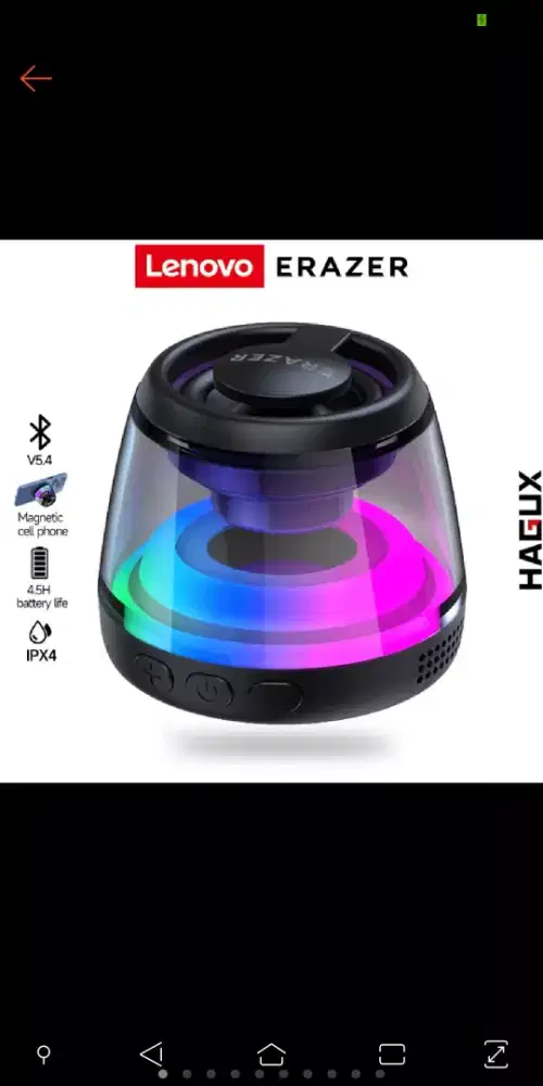 Jual Lenovo ERAZER XM 103 Speaker Bluetooth