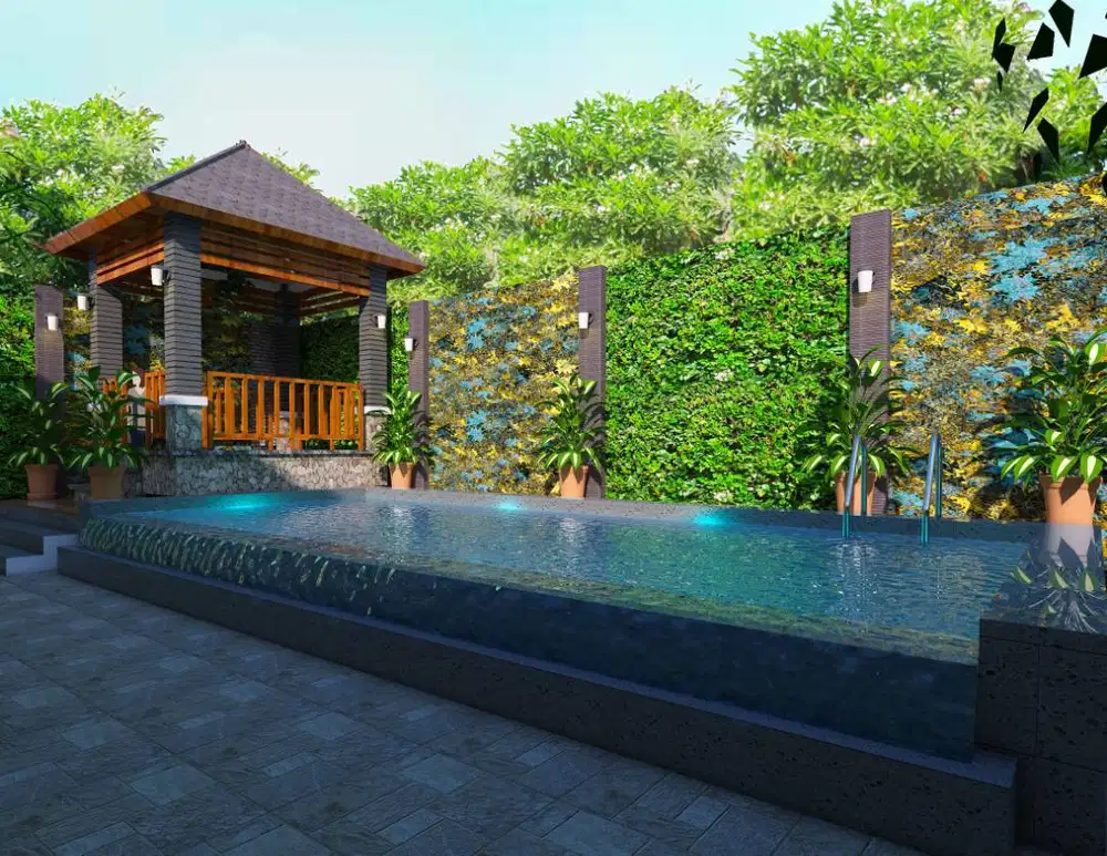 DESAIN GAMBAR KOLAM RENANG