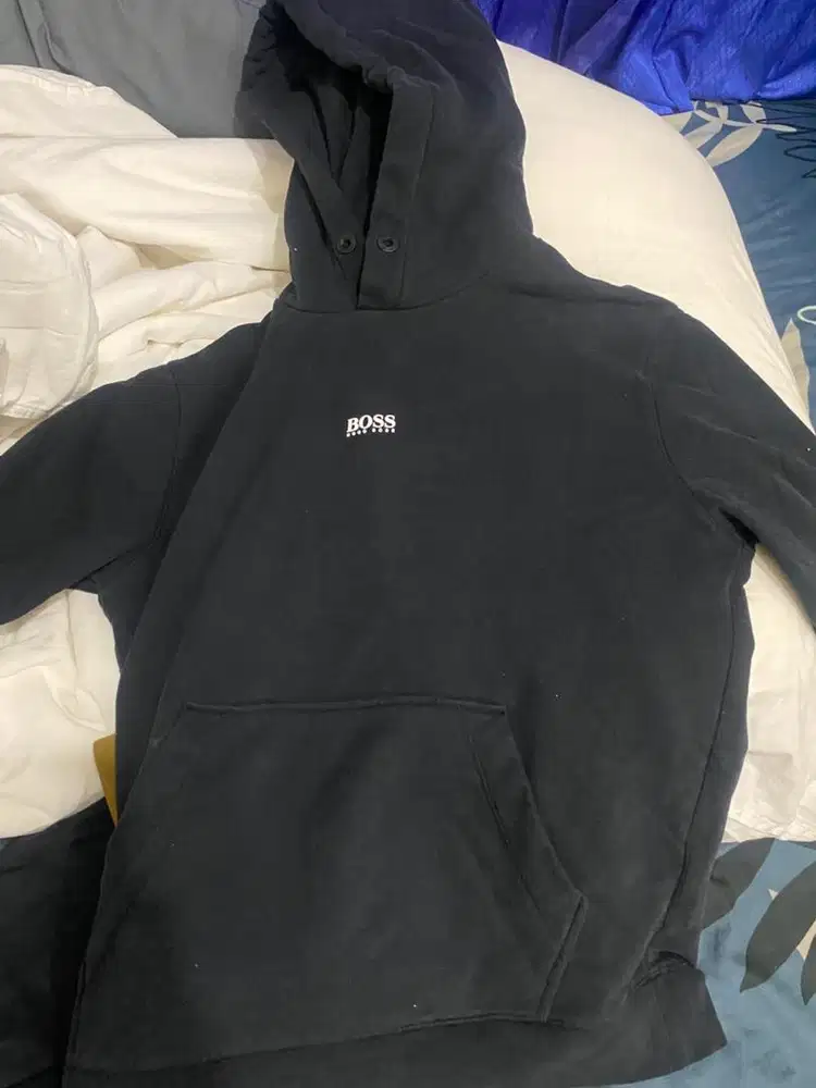 HUGO BOSS HOODIE BLACK
