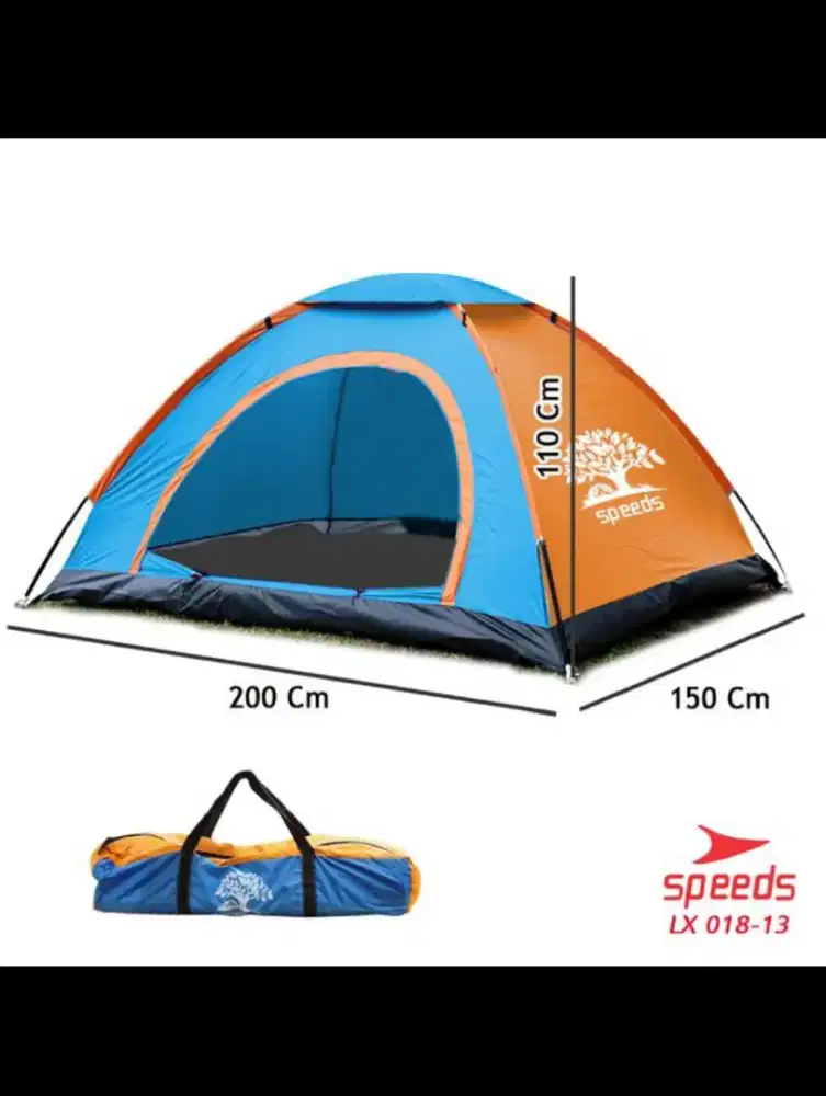 Tenda camping kapasitas 2 orang