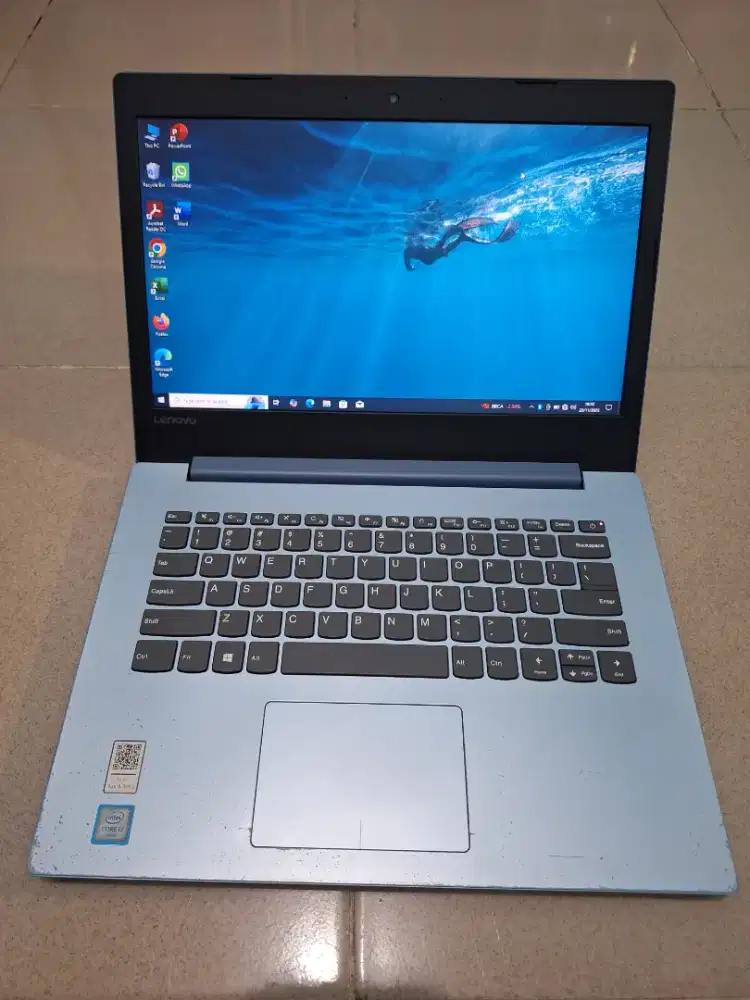 Bismillah dijual laptop lenovo slim core i3 ram 8gb siap pakai