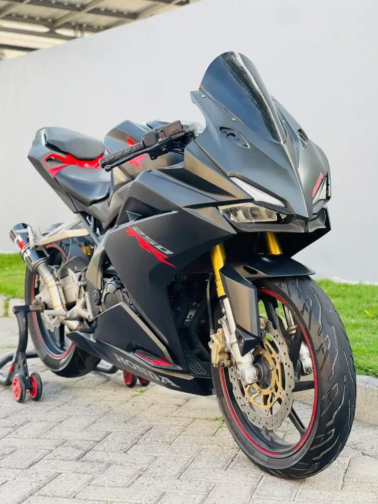 Honda cbr250rr plat L pajak on cbr250 rr 2017 black matte cbr 250 rr