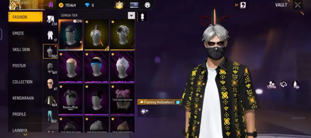 akun ff max 4 + SG opm