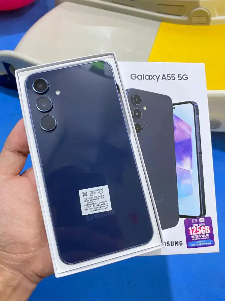 Samsung A55 5G 12/256GB Mulus Lengkap