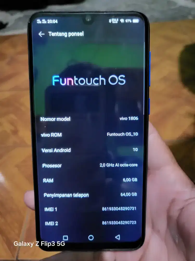 Vivo V11 6/64 Masih Orian Normal Hp Only