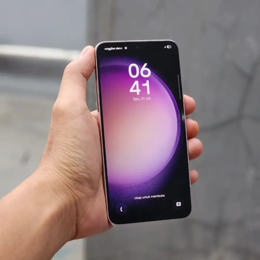 SAMSUNG GALAXY S23 SEIN 5G 8/256 GB MINUS RETAK FUNGSI 100% NORMAL