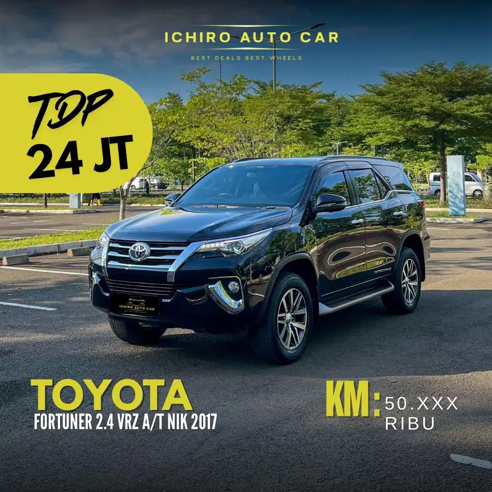 PROMO AKHIR TAHUN !! FORTUNER VRZ 2.4 DIESEL 2017 LOW KM