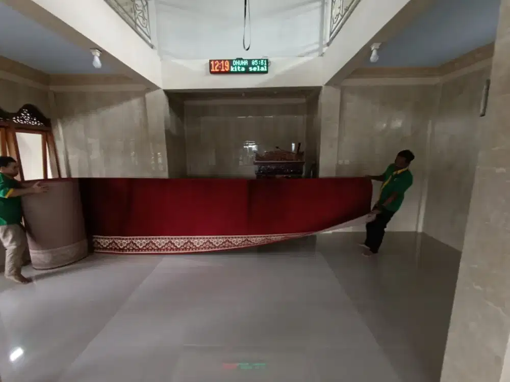 Ambal Sajadah Karpet Masjid Termurah. Tersedia Lokal maupun Import