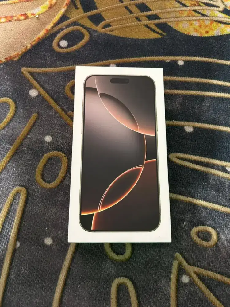 IPhone 16 pro max 256 gb ibox baru/segel box new, desert titanium