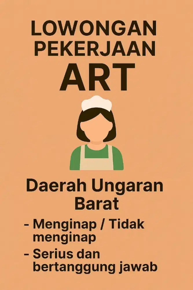DICARI ART / MOMONG ANAK