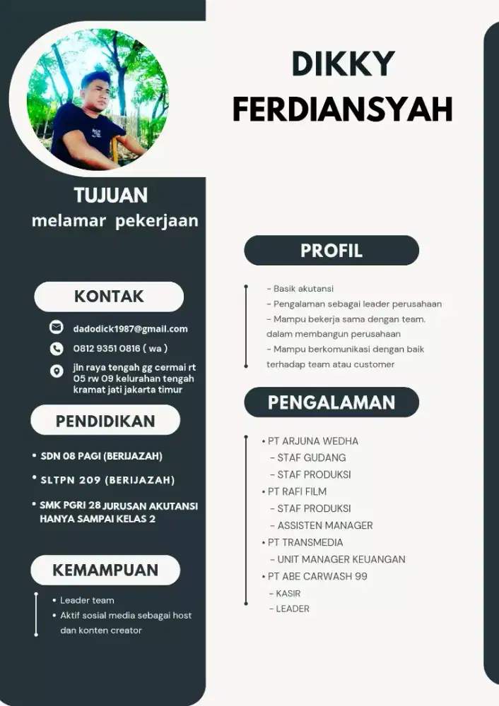 Mencari pekerjaan