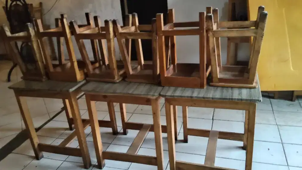 Bangku/Kursi & Meja Warkop