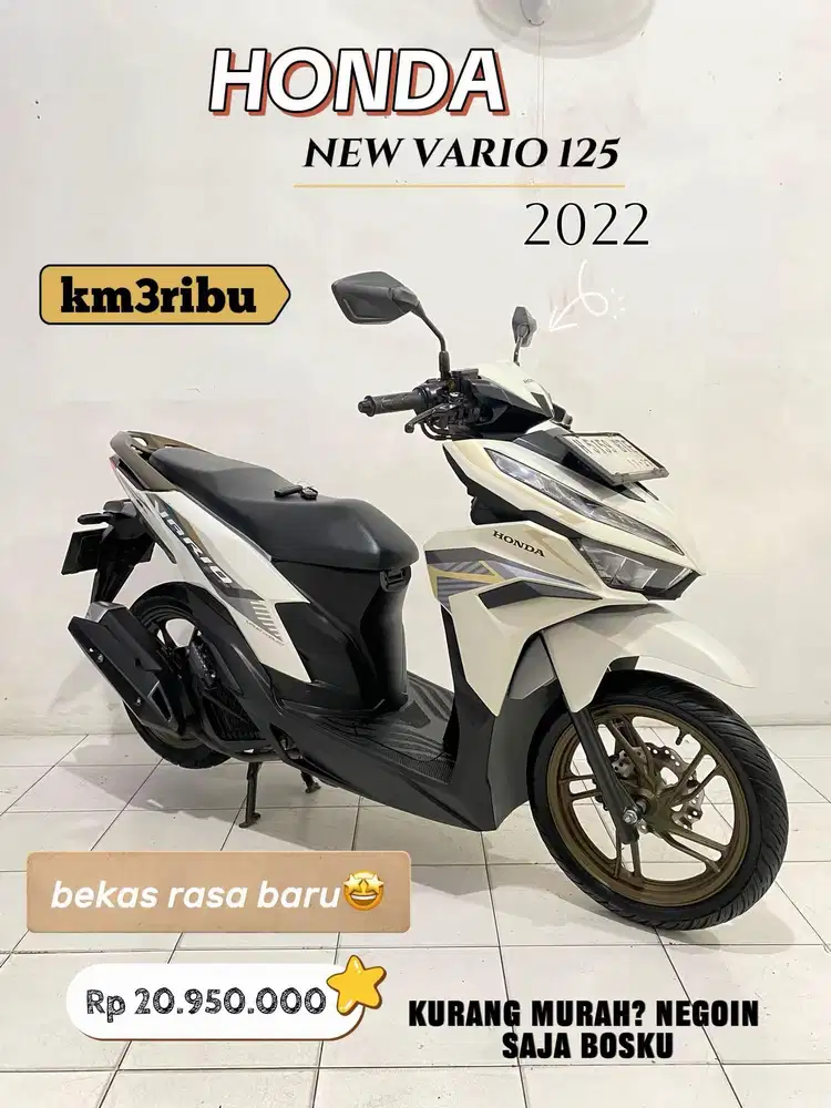 NEW VARIO 125 2022 KM 3 ribu