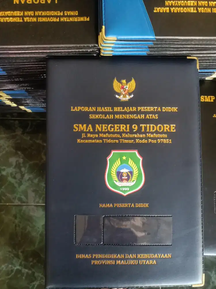 Jual map ijazah dan raport