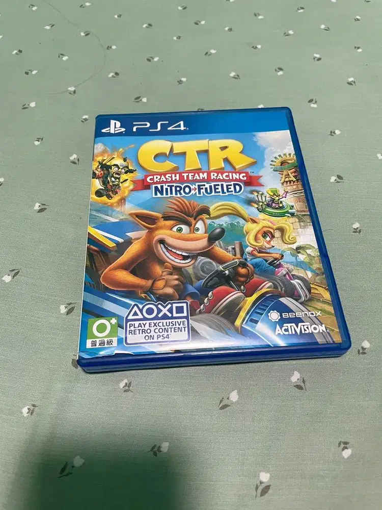 Kaset PS4 CTR crash team racing