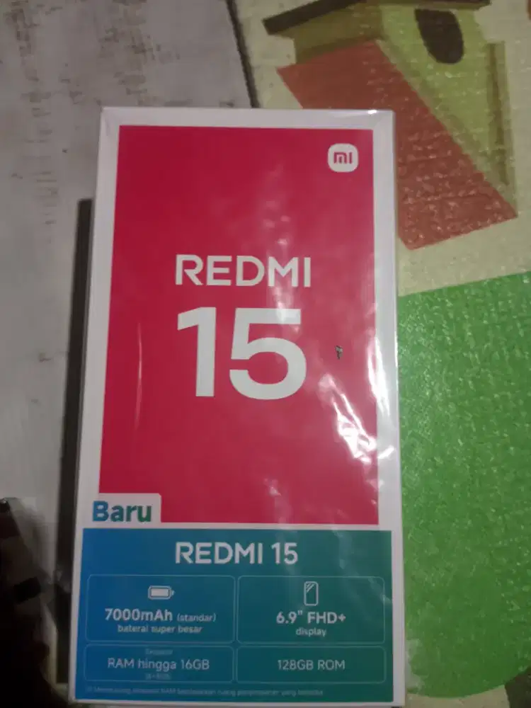 REDMI 15 BARU BUKA SEGEL
