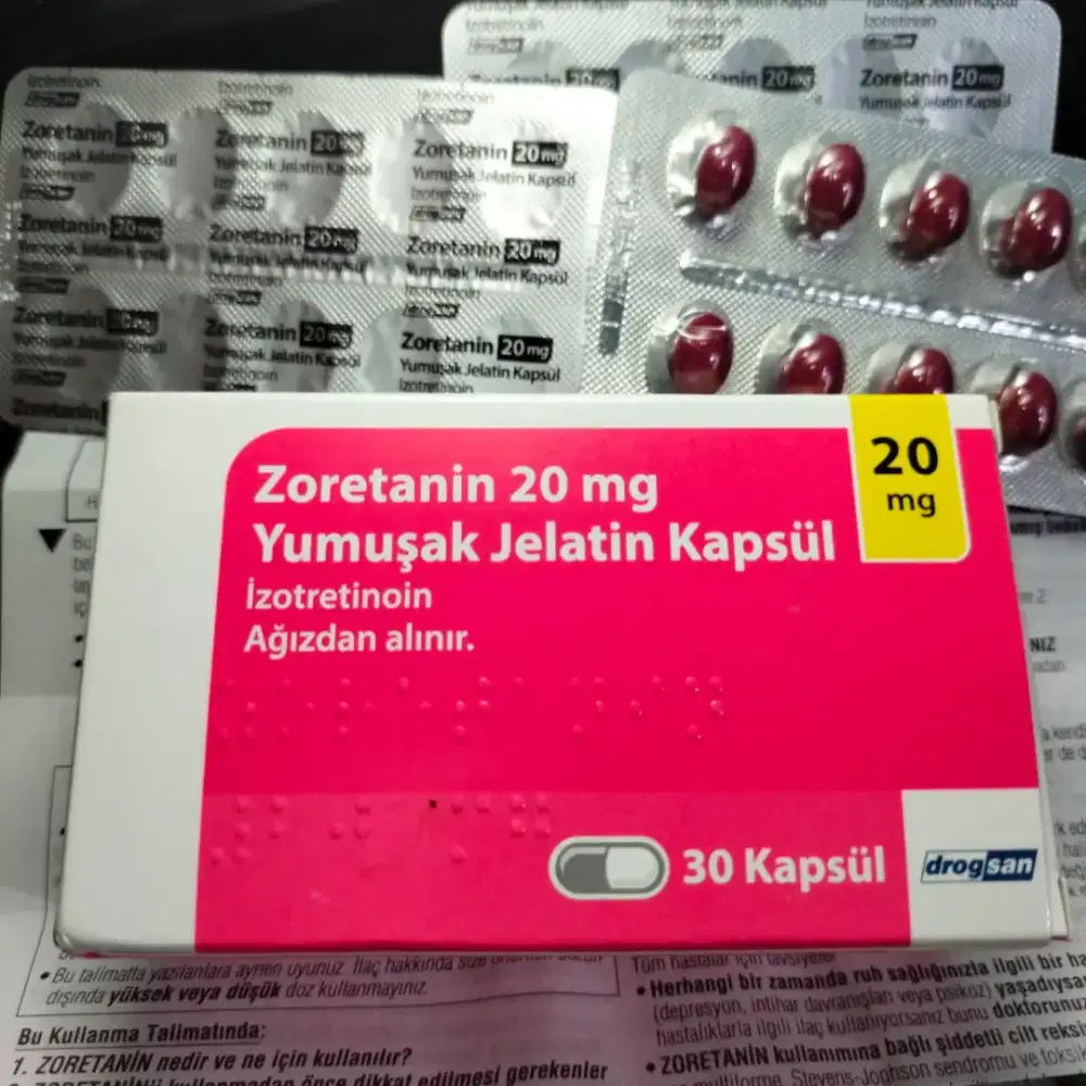 Zoretanin 20 mg // box isi 30 tablet // obat jerawat