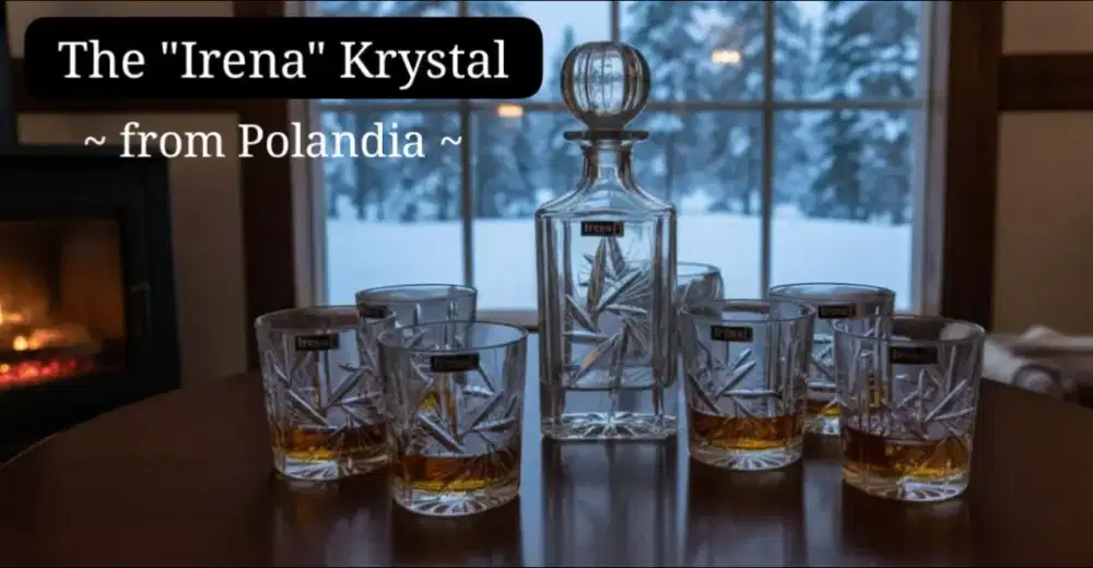 Set Whiskey Kristal Bohemia Irena