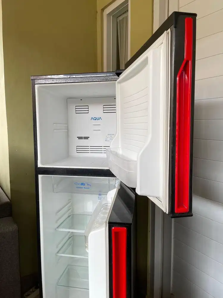 kulkas aqua 2 pintu normal dingin beku