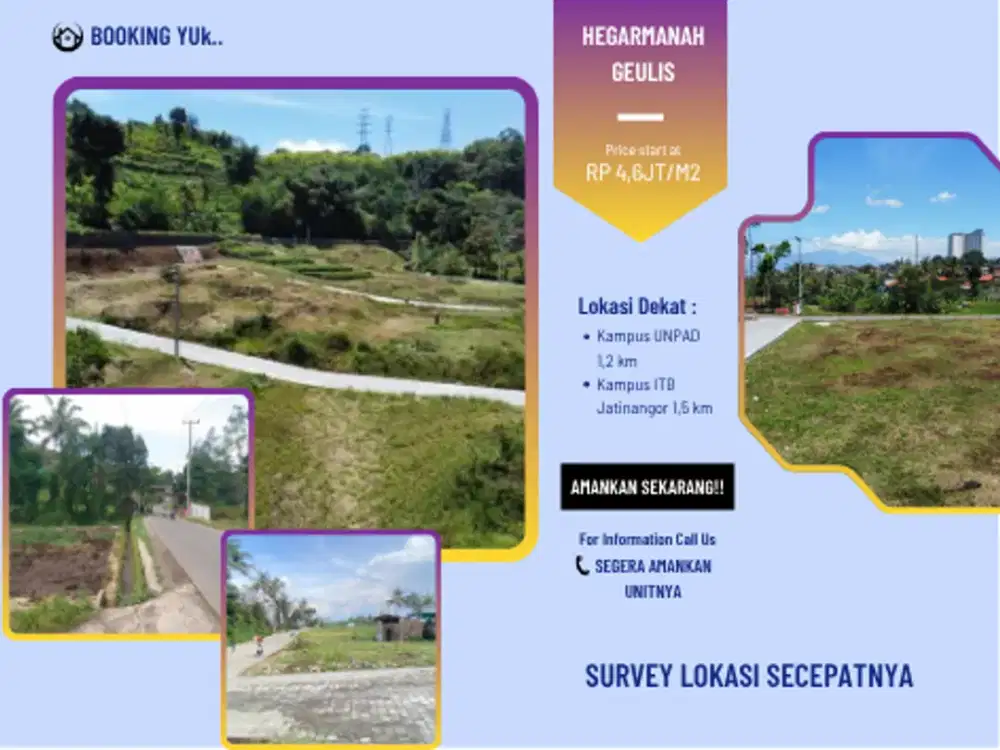 Jaminan Kenaikan Harga 30%! Investasi Kavling Jatinangor Terbaik Tahun Ini.