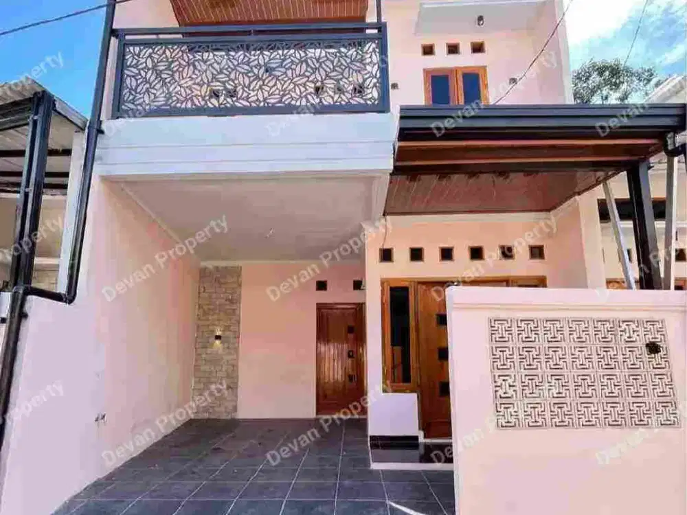 Harga promo rumah 2 lantai free canopi dan AC..