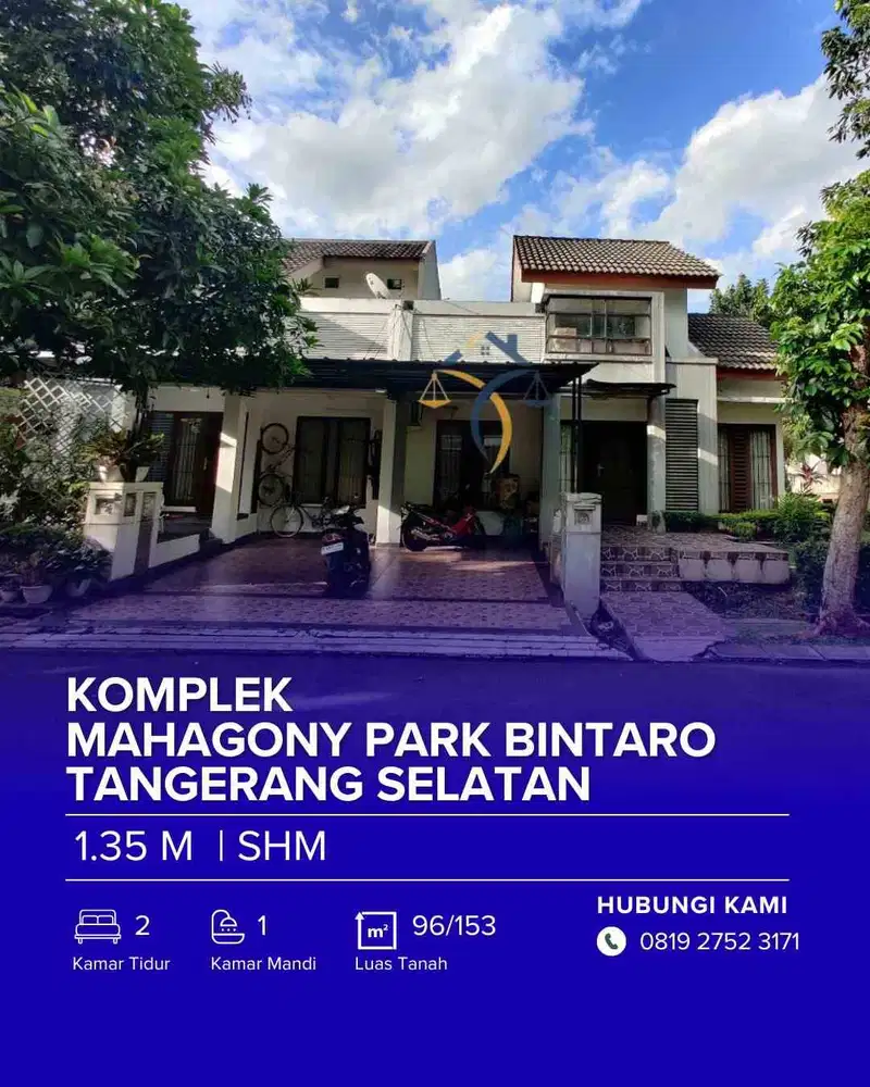 DI JUAL RUMAH CESSIE ( BINTARO TANGERANG SELATAN)