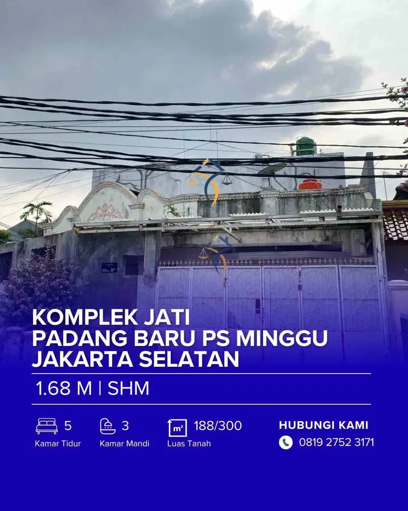 DI JUAL RUMAH CESSIE (JAKARTA SELATAN)