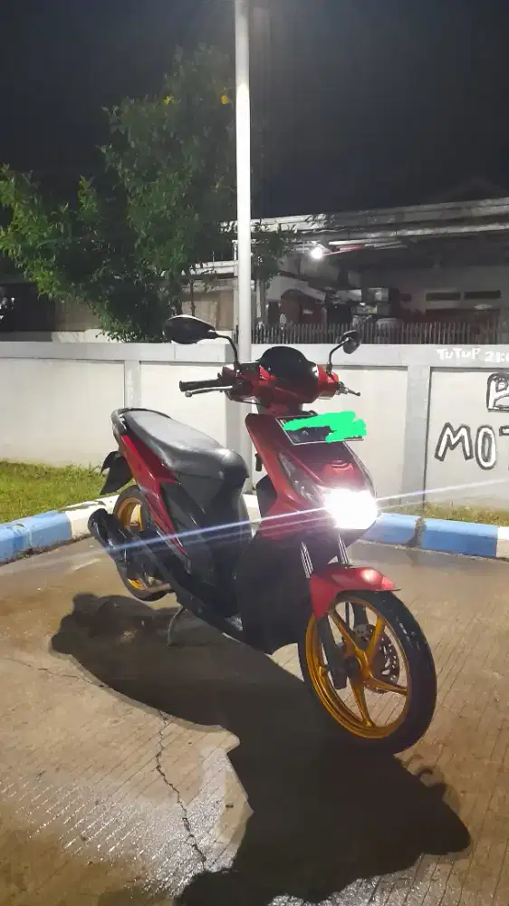 Honda Beat Karbu 2008 Merah SS Kumplit